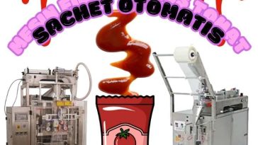mesin filling saus tomat sachet otomatis