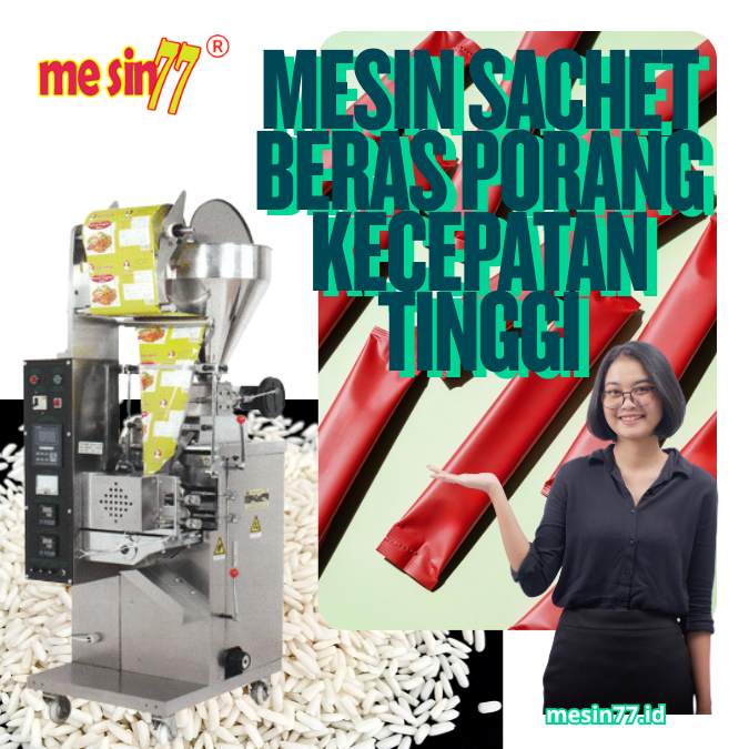 mesin sachet beras porang