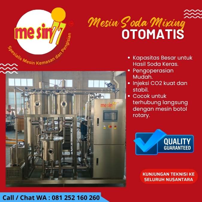 mesin soda mixing