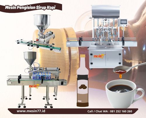 mesin pengisian sirup kopi